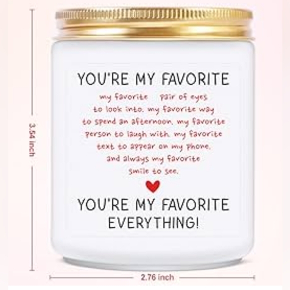 You're My Favorite, Lavender Scented Candle 9oz - Picture 5 of 5